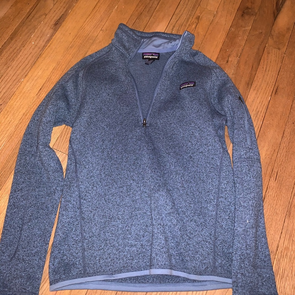 Quarter zip blue Patagonia